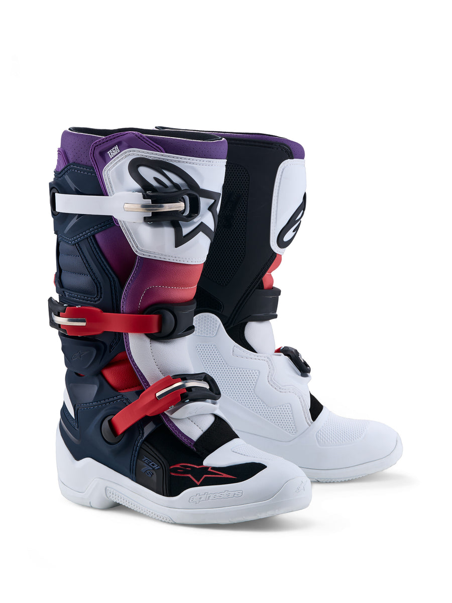 TECH 7S BOOTS DRK BLUE/WHT/BLK