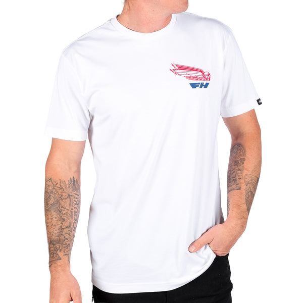 FLYER TEE  WHITE 2X