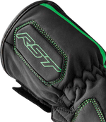 S1 GLOVE BLK/FLO-GREEN LEATHER