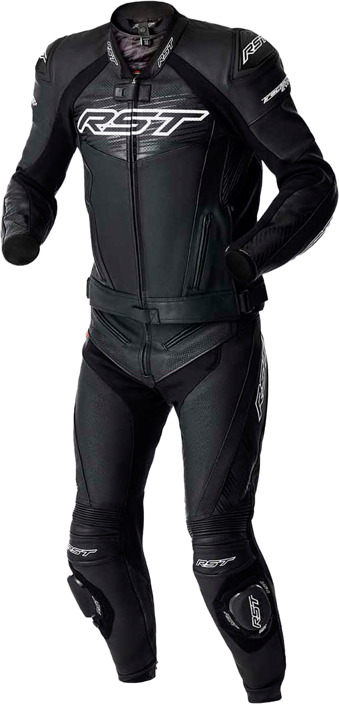 TRACTECH EVO D3O JACKET BLK/WHI LEATHER