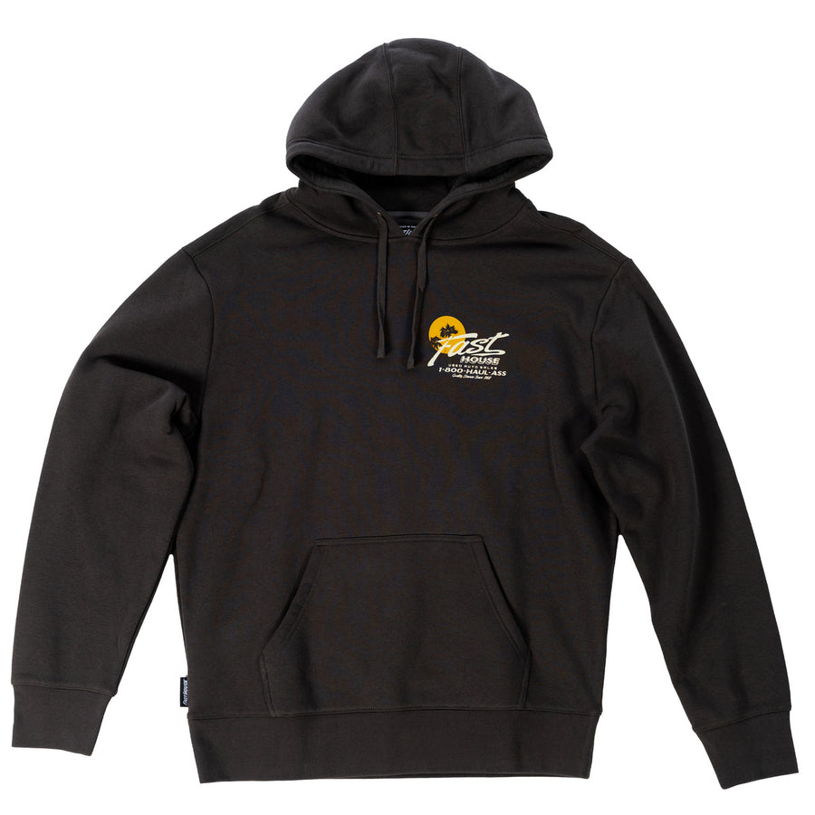 SUNSET HOOD PULLOVER BLK