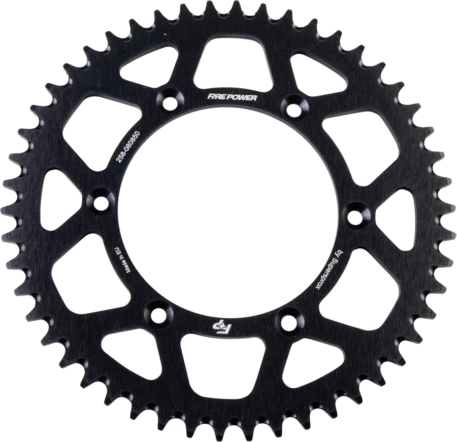 REAR SPROCKET ALUMINUM 50T BLK | FPA-808-50-BLK
