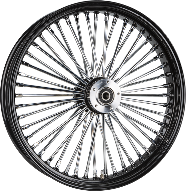 FR 48-SPK DD BLACK 21X3.5 WG-HUB 3/4" AXL 00 LTR