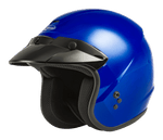 OF-2 OPEN-FACE HELMET BLUE LG