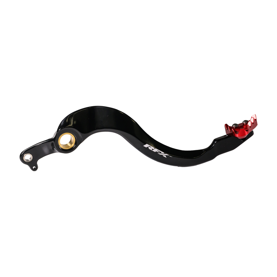 REAR BRAKE PEDAL RED SOLID-TIP HON | FXRB 10501 99RD