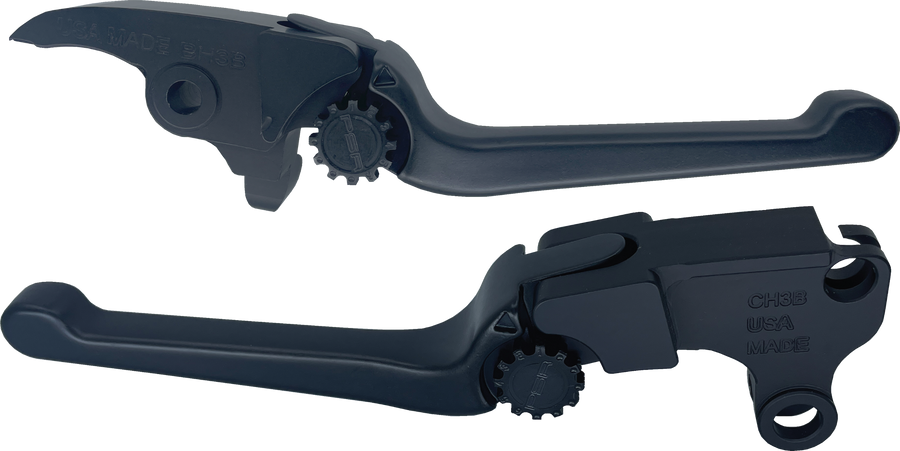 ANTHEM LEVER SET BLACK CVO FLHX/FLTR23-26 FLHX/FLTR24