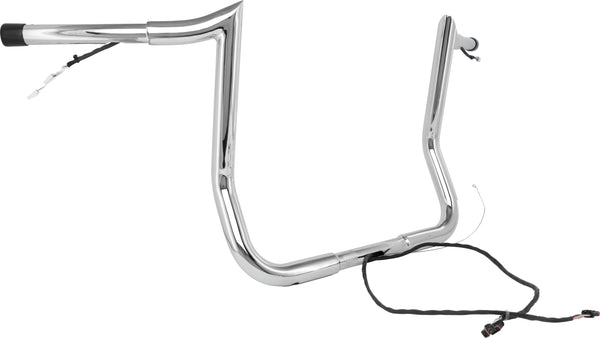 14" MONKEY BAGGER BAR PREWIRED CHROME `14-23 FLH/FLT | MBBPW-14 C