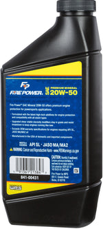 MINERAL OIL 20W50 4T 1 QT (12/CASE  SOLD EA)