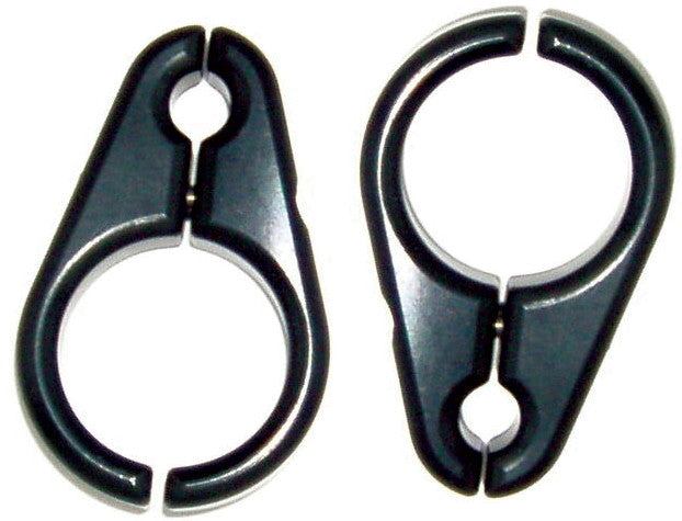BRAKE LINE CLAMP 1"ARM X 5/16" LINE (BLACK)