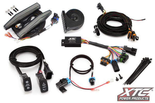 AUTO TURN SIGNAL KIT W/ HORN AND FRONT DRL LIGHTS CAN | ATS-POL-XP14-DRL