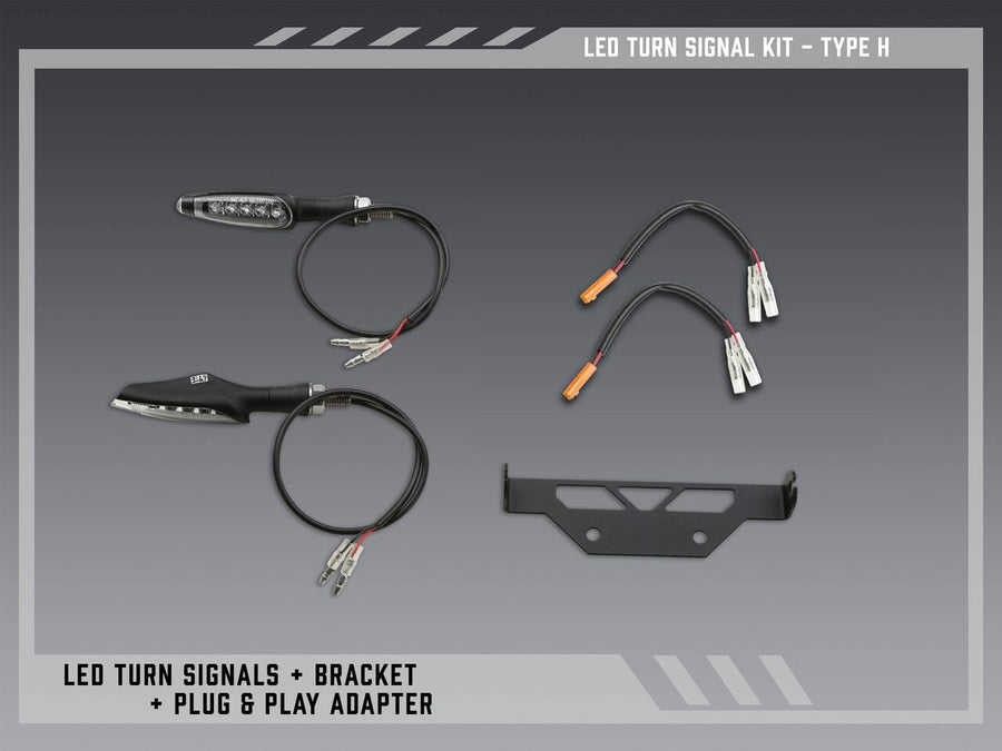 FE V2 STND LED TURN SIG KIT H | 075BG-STD-H-K
