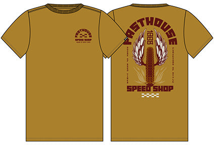 IRON STEED TEE VNTG GOLD