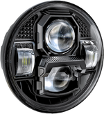 5 3/4" LED HEADLIGHT RUGGED ULTRA VIEW BLACK | UV5B