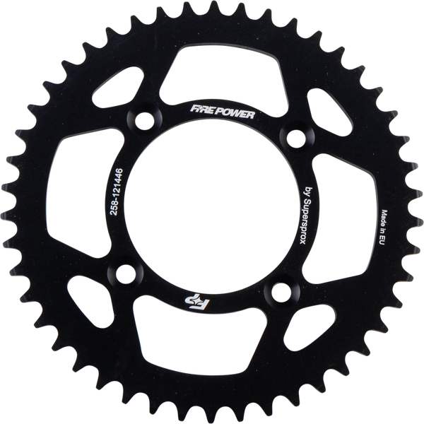REAR SPROCKET ALUMINUM 46T BLK | FPA-1214-46-BLK
