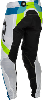 YOUTH LITE LE CURRENT PANTS WHITE/LIME/BLUE SZ 26 | 379-73526