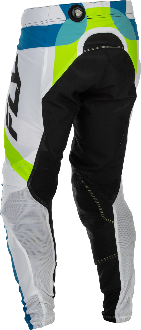 YOUTH LITE LE CURRENT PANTS WHITE/LIME/BLUE SZ 26 | 379-73526