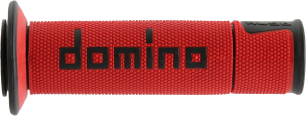 A450 ROAD RACING GRIPS RED/BLACK PAIR