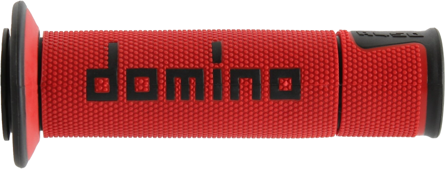A450 ROAD RACING GRIPS RED/BLACK PAIR