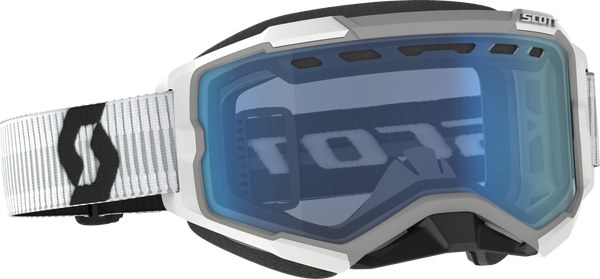 FURY GOGGLE SNOW CROSS WHITE W/BLUE