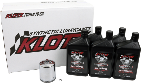 BASIC HARLEY DAVIDSON 5QT SYNTHETIC OIL CHANGE KIT | KH-111