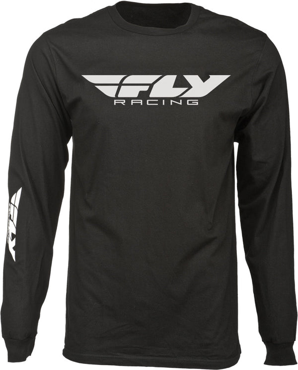 FLY CORPORATE LONG SLEEVE TEE BLACK