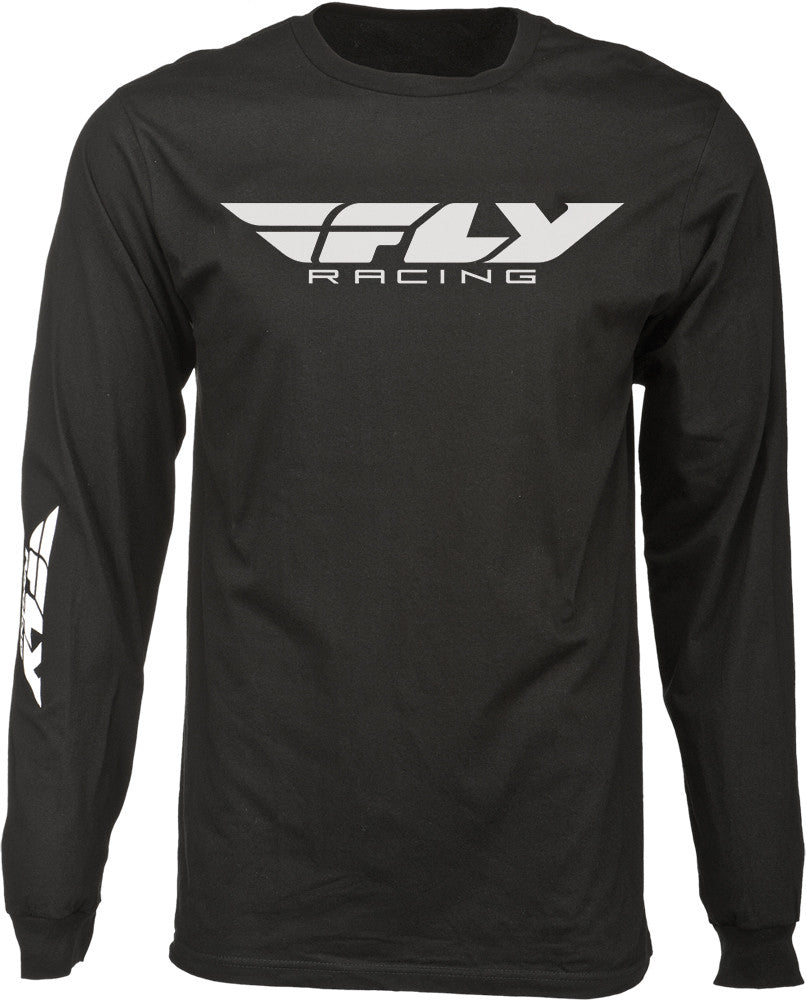 FLY CORPORATE LONG SLEEVE TEE BLACK
