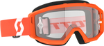 PRIMAL GOGGLE ORANGE/WHITE CLEAR WORKS