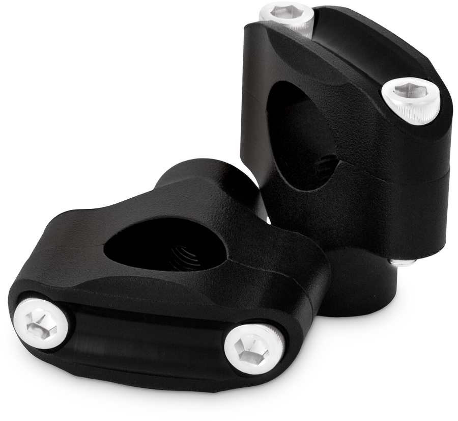 REAPER 1-1/2" RISERS 1" BAR SET - TEXTURE BLACK | B12-8015TB