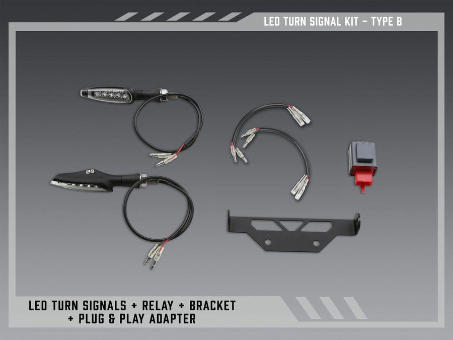 FE V2 STND LED TURN SIG KIT K | 075BG-STD-B-K