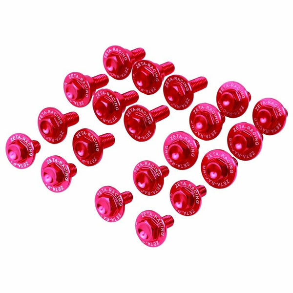 ALUMINUM BOLT KIT RED