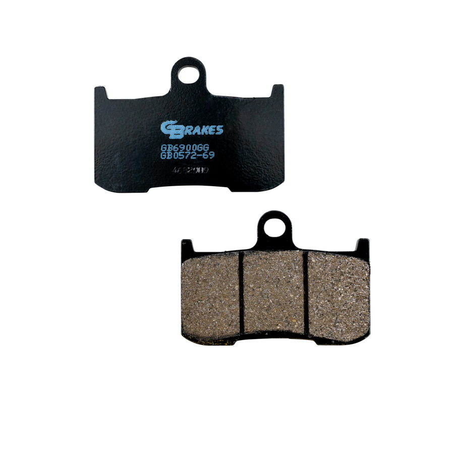 BRAKE PADS SEMI METALLIC | GB0572-69