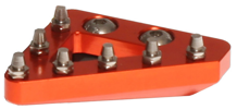 SOLID REAR BRAKE TIP ORANGE | FXRB 90101 99OR
