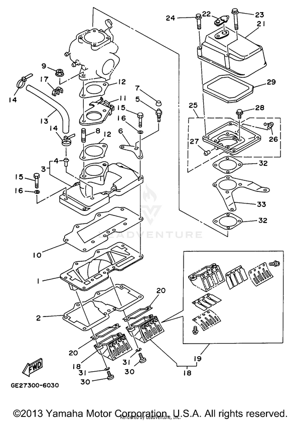ELEMENT,AIR CLNR | 6M6-14451-00-00