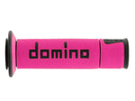 A450 ROAD RACING GRIPS FUCHSIA/BLACK PAIR