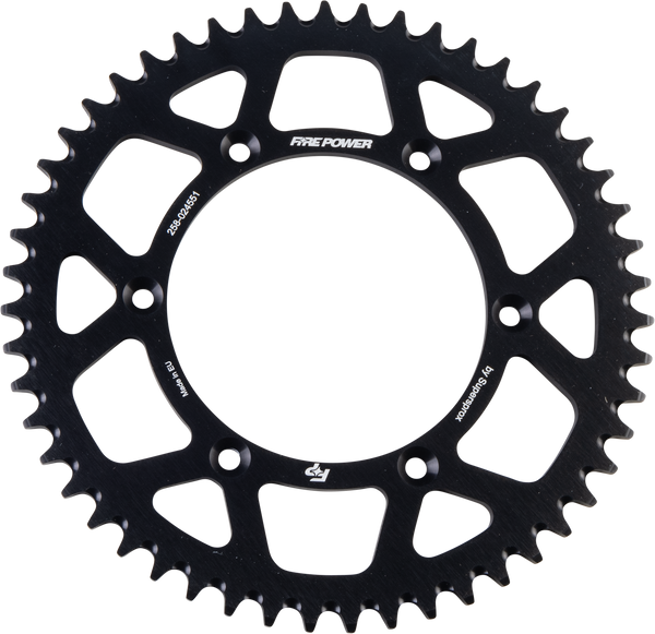 REAR SPROCKET ALUMINUM 51T BLK | FPA-245-51-BLK