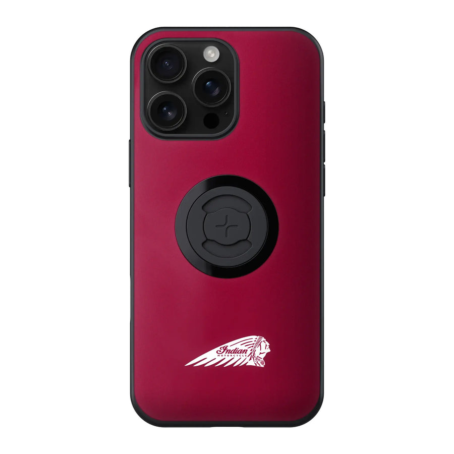 INDIAN PHONE CASE W/HEADDRESS IPHONE 16 PRO MAX RED W/LOGO