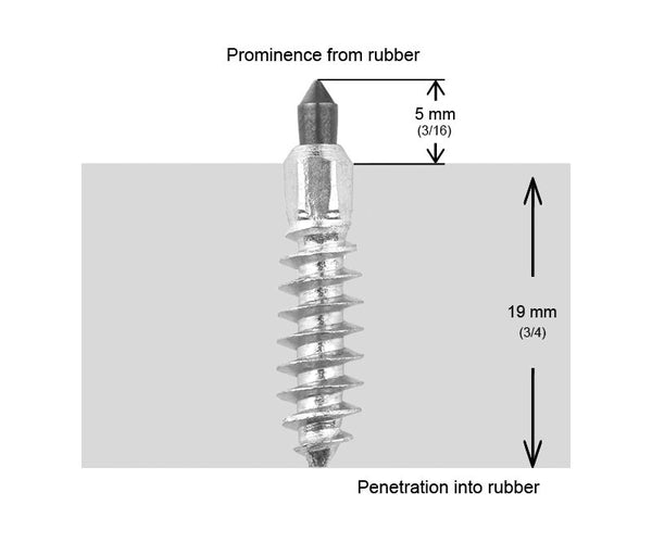 15/16"-24MM STD SCREW STUDS QTY 200 | ST-24200R