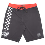BURNER21 BORDSHRT BLK/RED