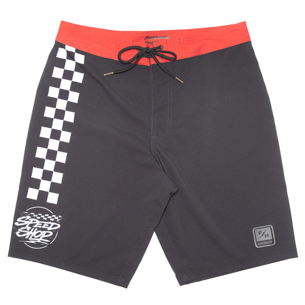 BURNER21 BORDSHRT BLK/RED