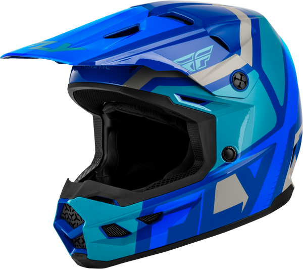 KINETIC SCRAP HELMET BLUE/LIGHT BLUE/GREY