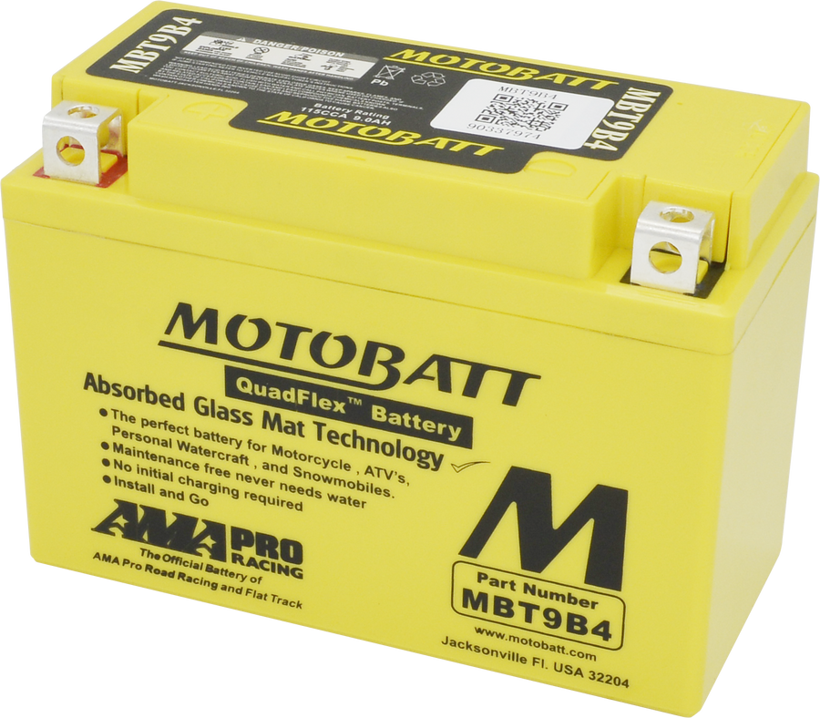 BATTERY MBT9B4 SEALED FACTORY ACTIVATED | MBT9B4