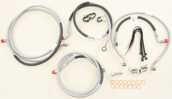 2 LINE FRONT BRAKE LINE KIT