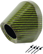 Exhaust Carbon End Cap