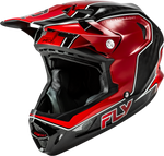 WERX-R FLOW CARBON HELMET BLACK CARBON/RED XL