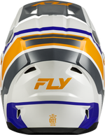 KINETIC SCRAP HELMET WHITE/ORANGE/BLUE/GREY