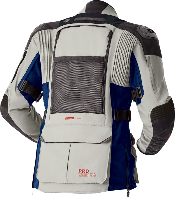 WOMENS PS ADVENTURE D3O JACKET SIL/BLU TEXTILE