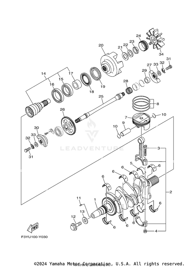 RUBBER SHAFT COUPLING | 6EY-4581J-00-00