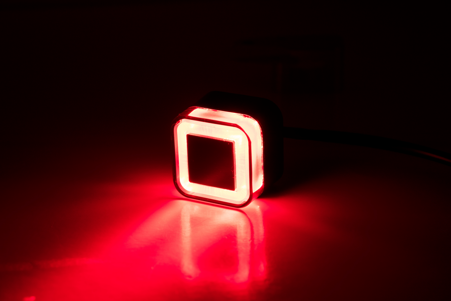 GT-07 LED BRAKE/TAILLIGHT RED LENS | HB042000