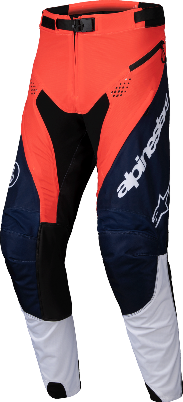 PRO DURA PANTS NAVY HOT ORANGE WHITE