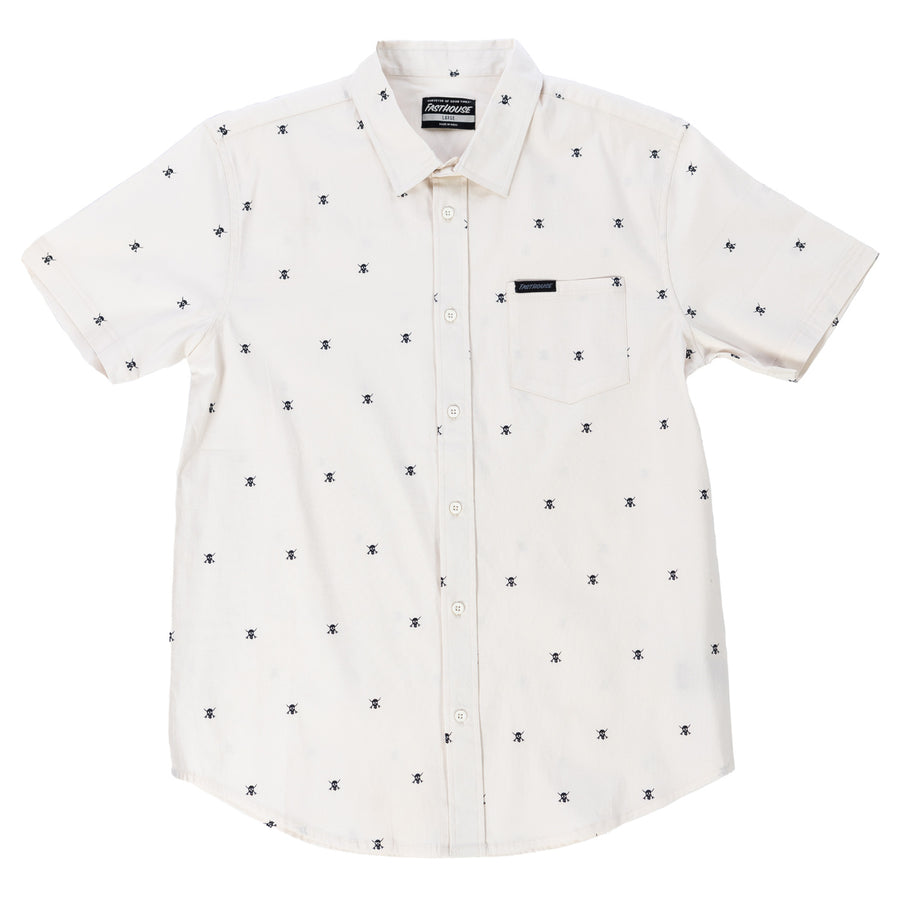 JASPER SS BTNUP SHIRT WHT